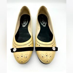 TOD'S Patent Leather Ballet Flats Women’s 37.5